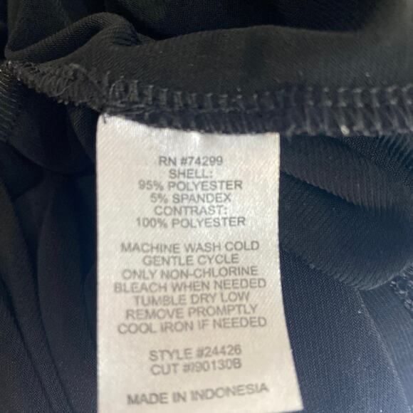 Sweet Storm black Halter Top Sundress Ruffles womens sz S - Picture 4 of 4